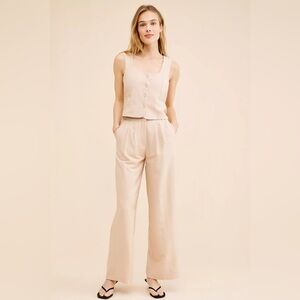 WeWoreWhat Tailored Straight Leg Pants